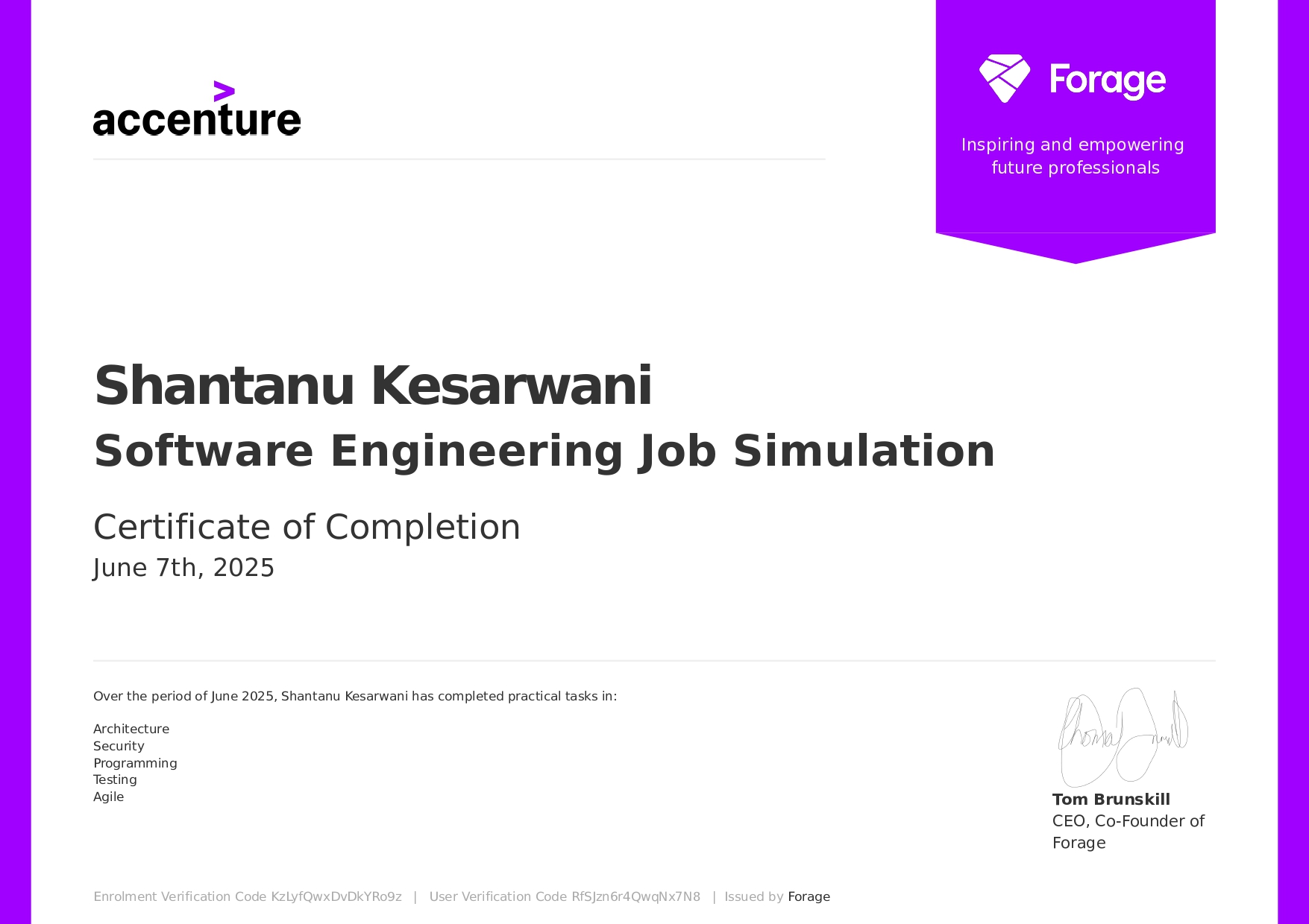 Accenture Certification