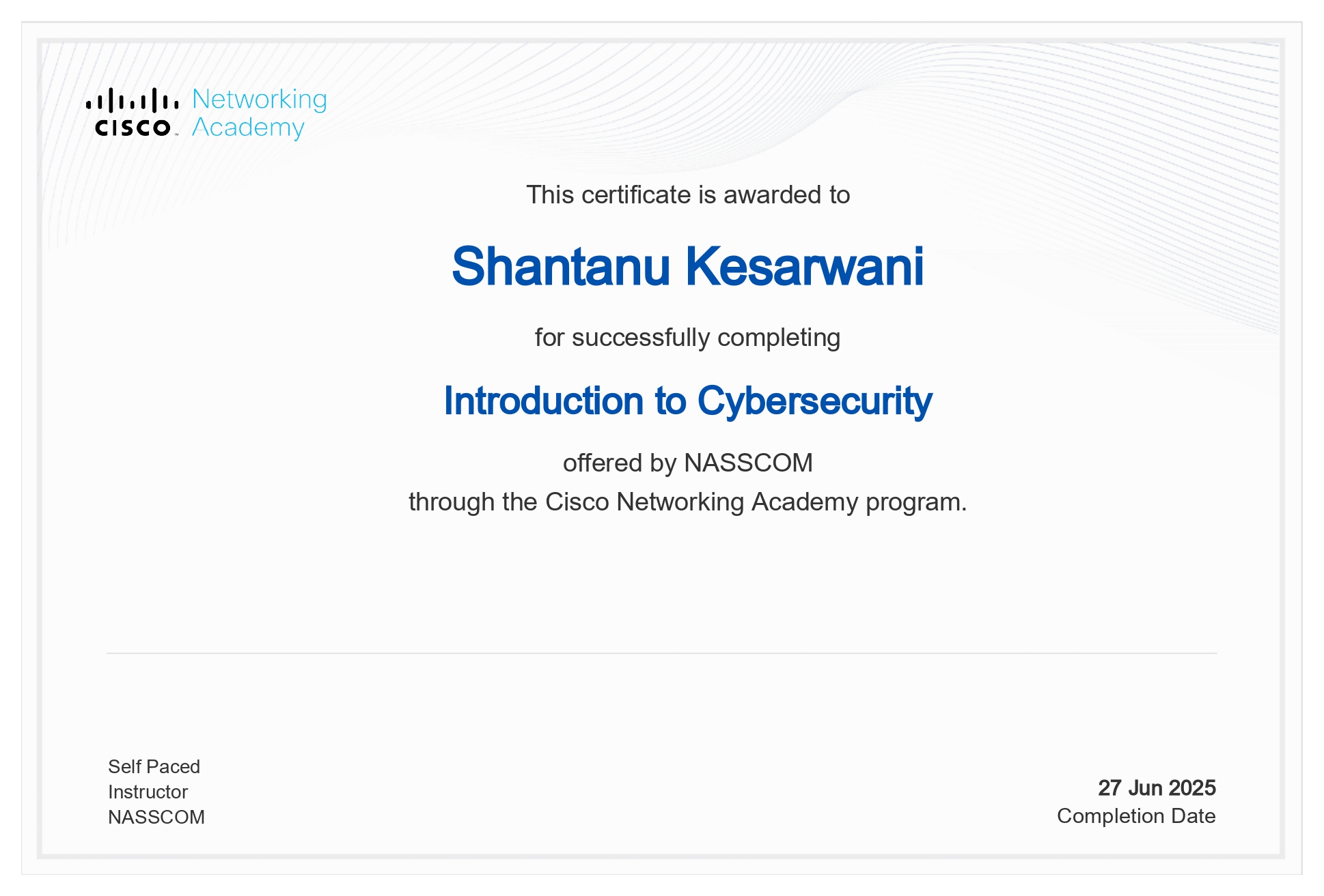 CyberSecurity Certification