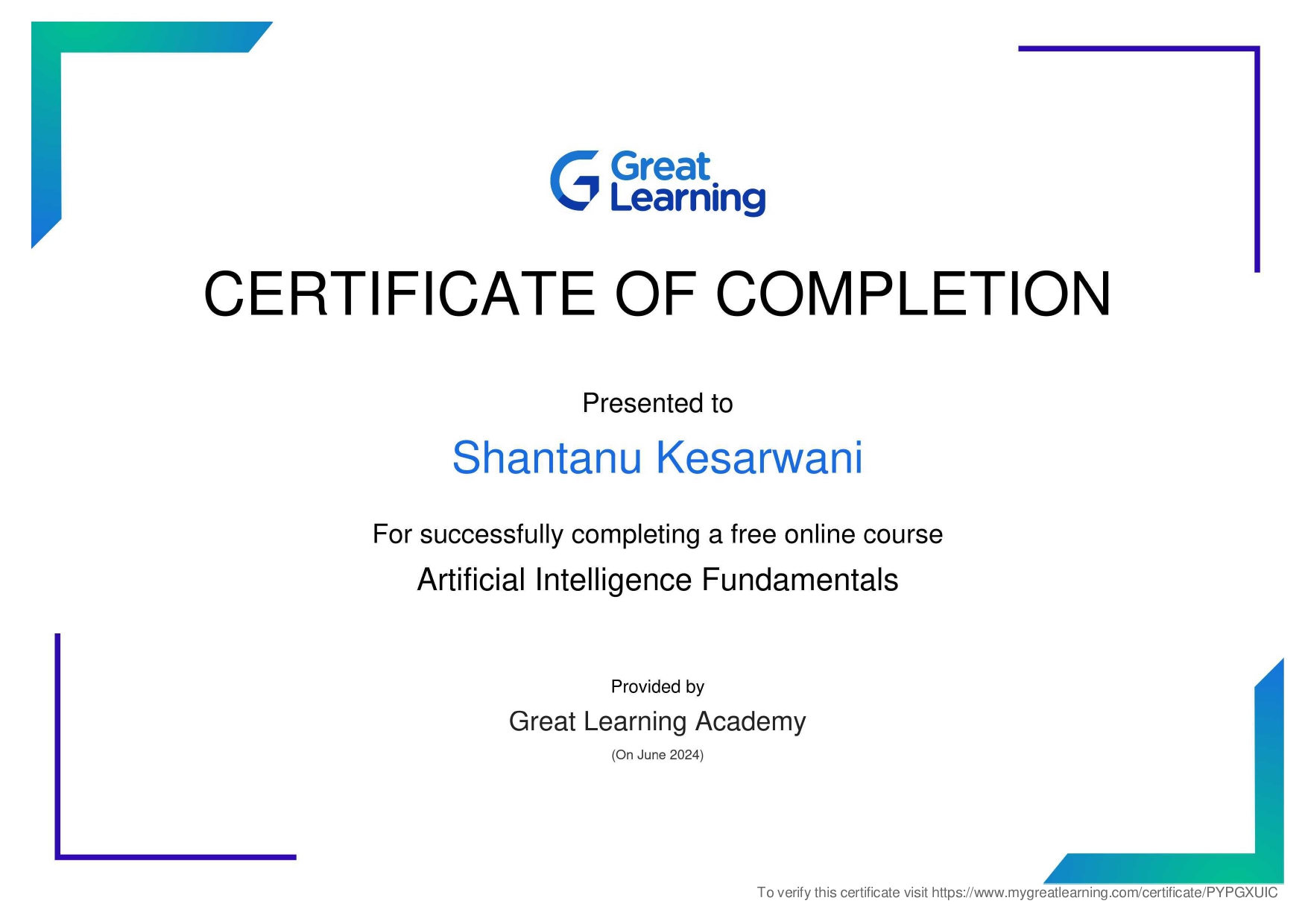 AI Certification